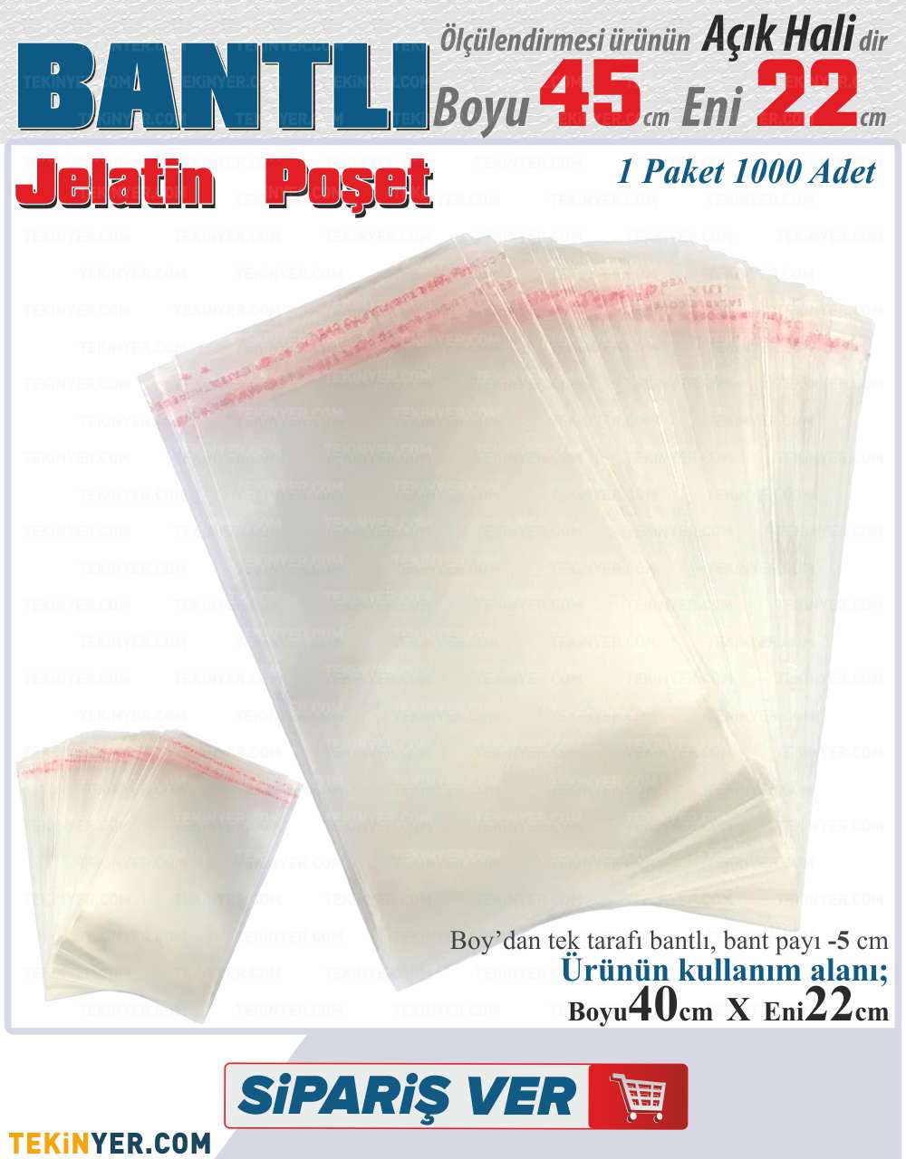 22x45 Bantlı Jelatin