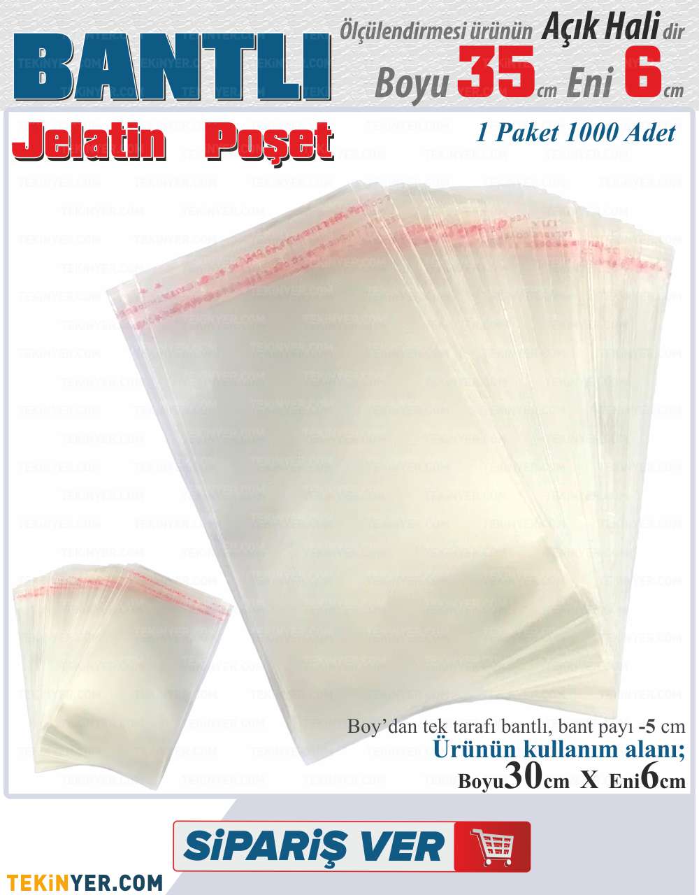 6x35 Bantlı Jelatin
