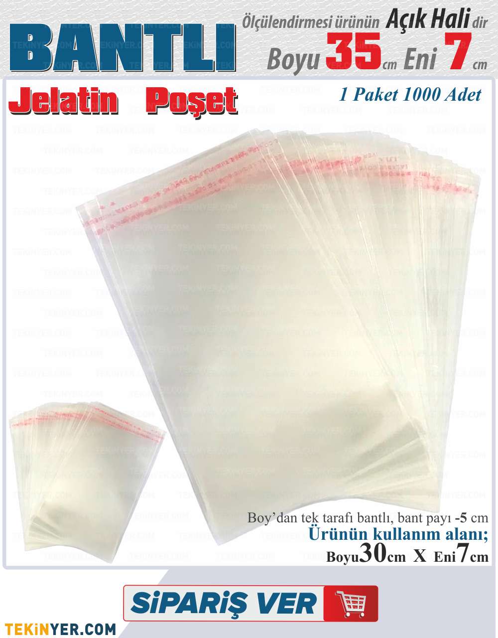 7x35 Bantlı Jelatin